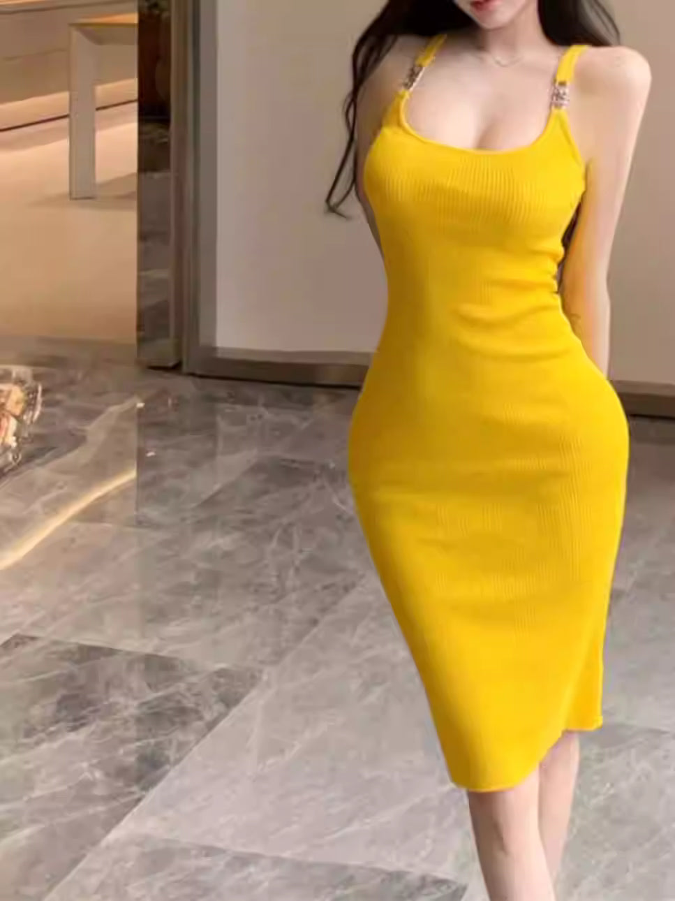Sunny Allure Bodycon Dress