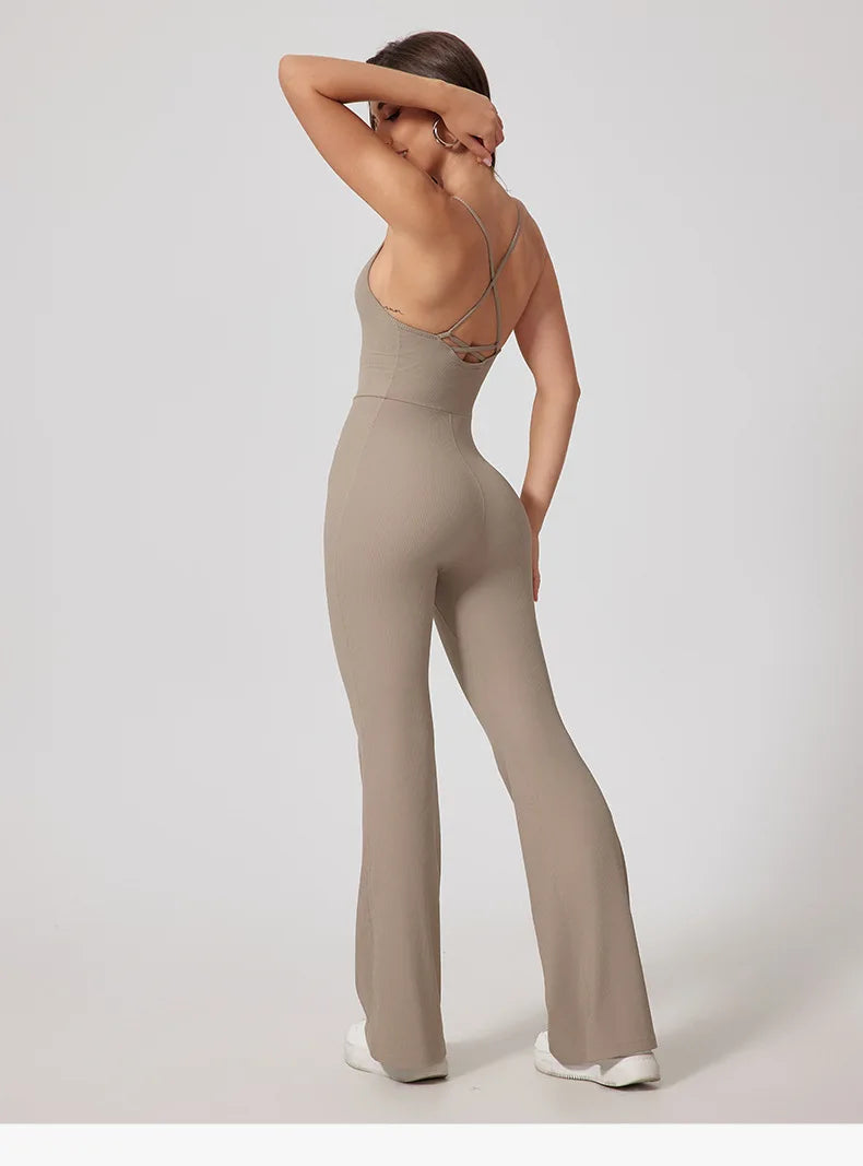 FlexFit Ribbed Jumpsuit