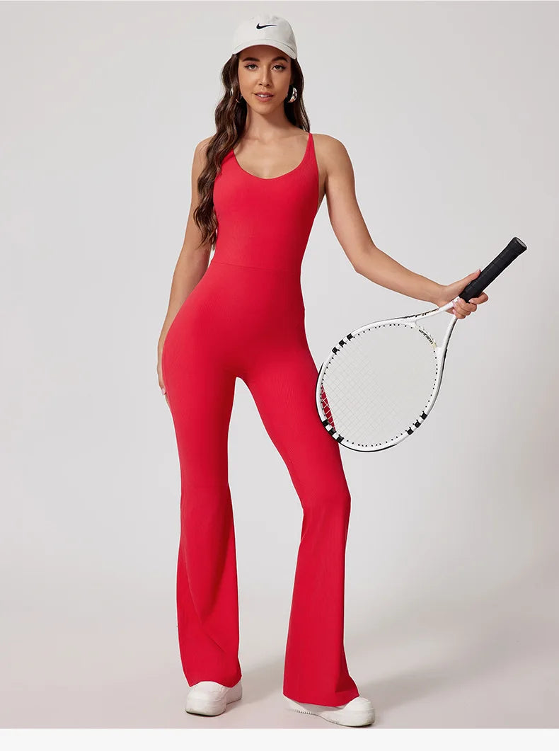 FlexFit Ribbed Jumpsuit