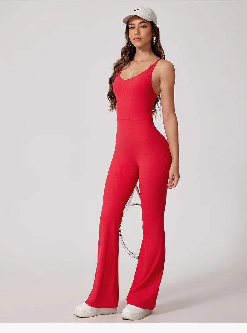 FlexFit Ribbed Jumpsuit