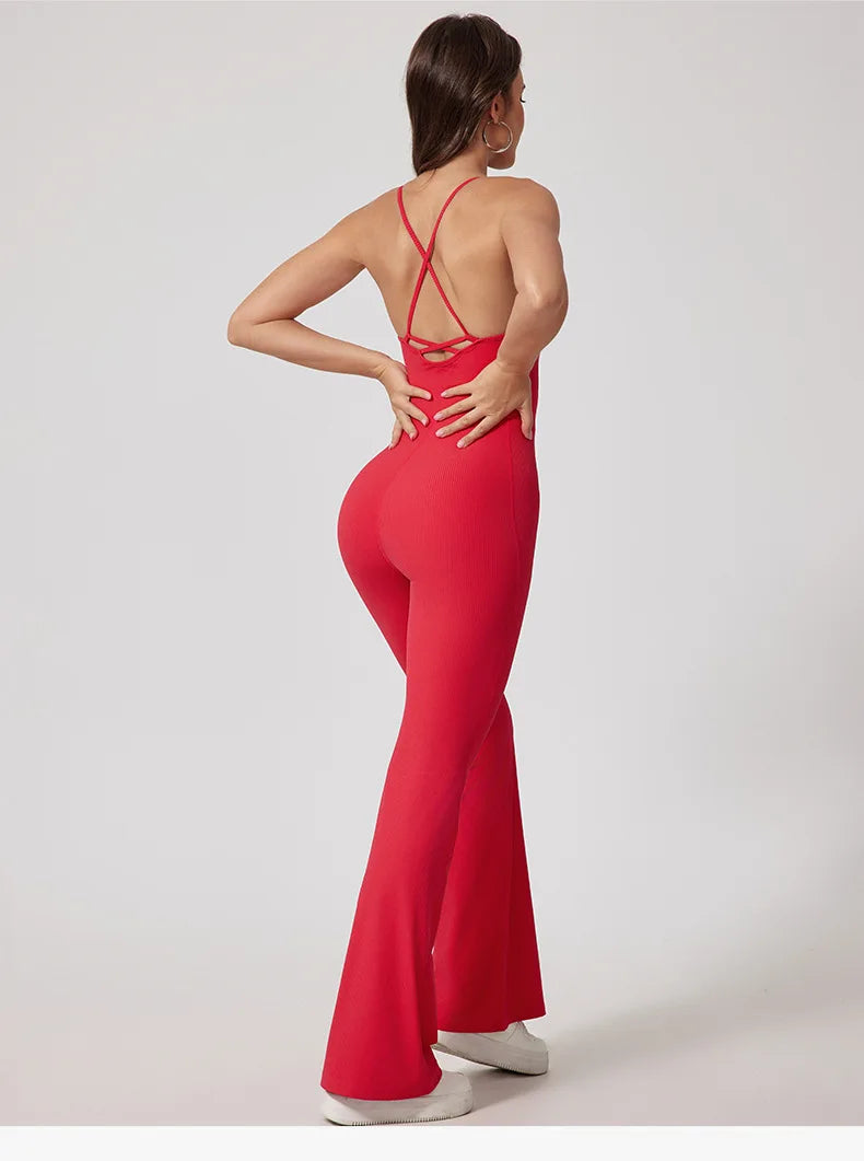 FlexFit Ribbed Jumpsuit