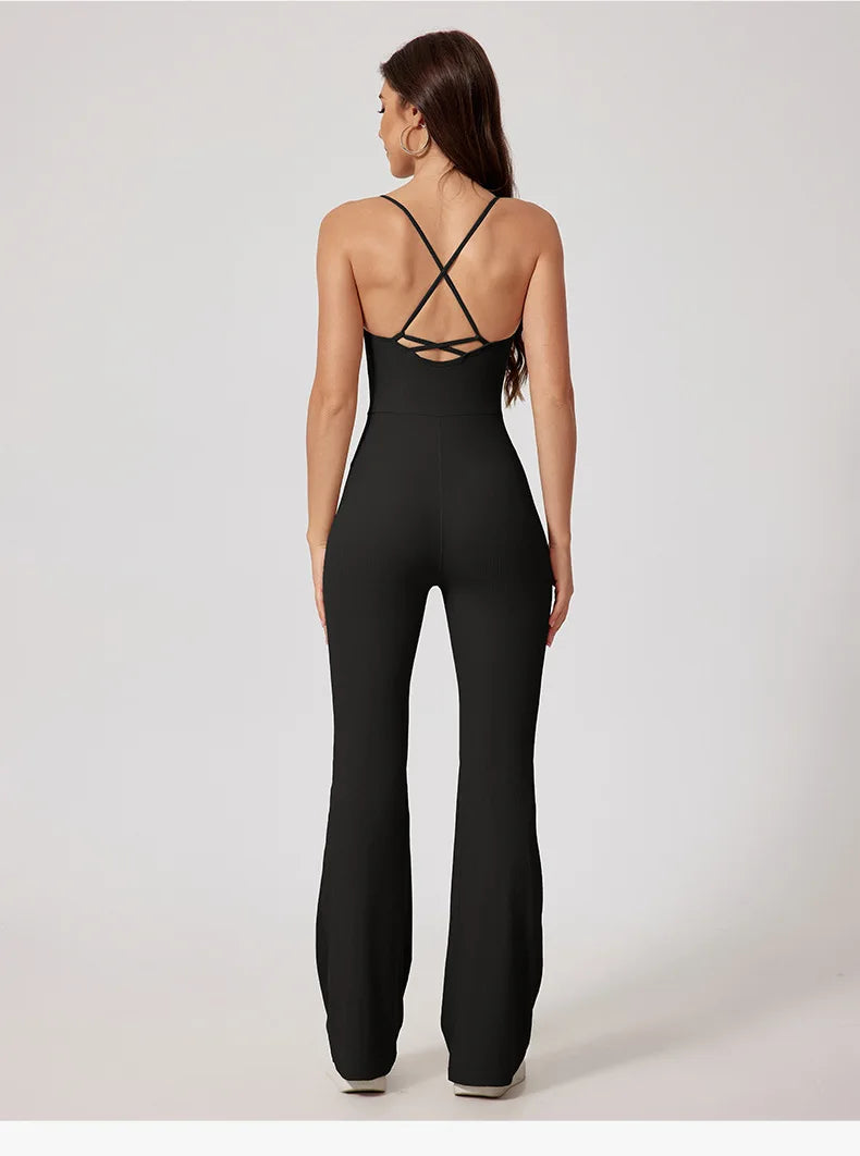 FlexFit Ribbed Jumpsuit