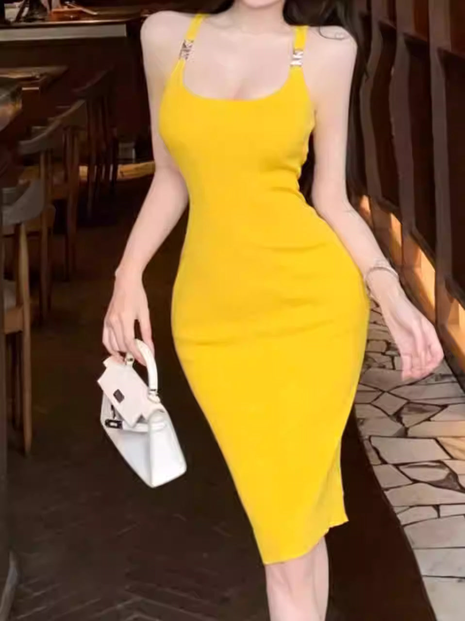 Sunny Allure Bodycon Dress