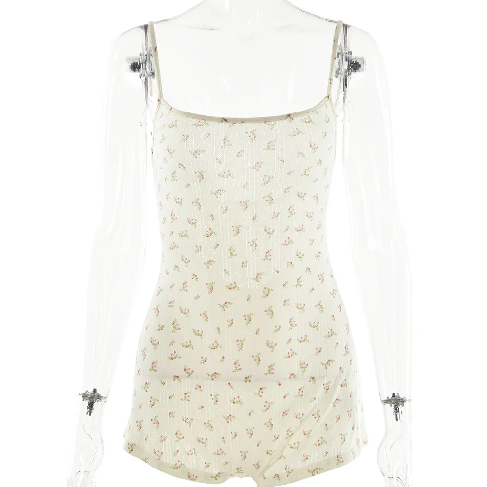 Summer Bloom Backless Jumpsuit